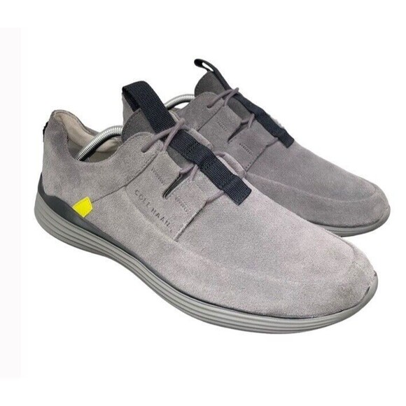 Cole Haan Grand.0s Men's Grandsport Apron Toe Suede Sneaker Gray Comfort Work 11 - Picture 1 of 9